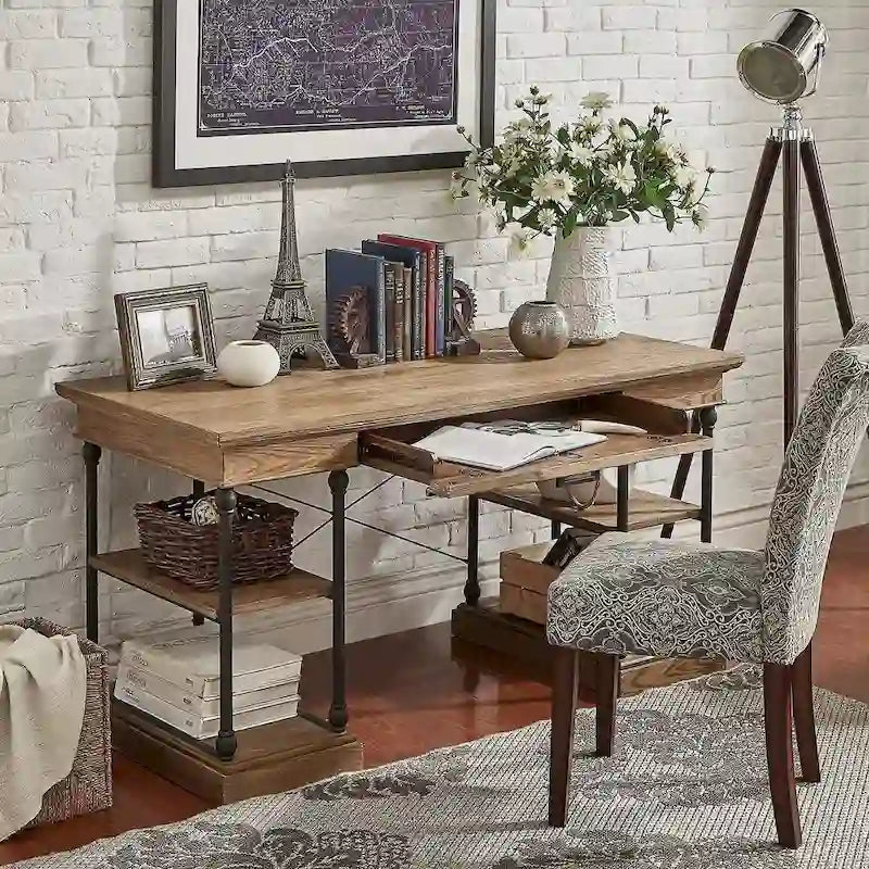 Bureau de rangement et d'écriture 1 tiroir Barnstone Cornice par iNSPIRE Q Artisan