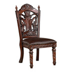 Ensemble de salle à manger extensible 7 pièces traditionnel en bois massif de cerisier Abeena de Furniture of America