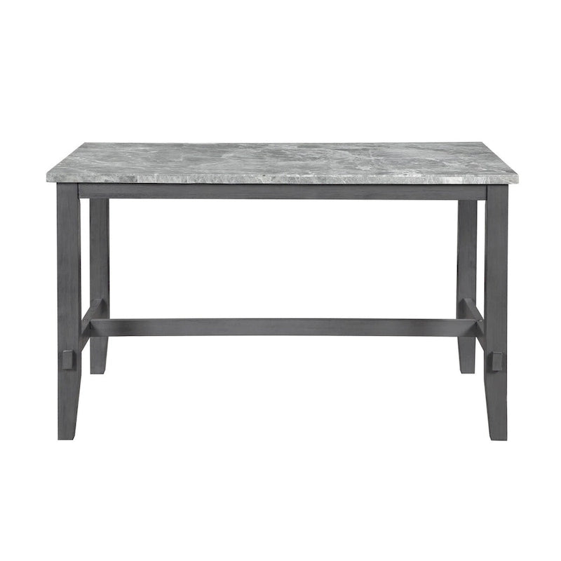 Ensemble de 7 pièces Hudson Marble hauteur comptoir