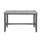 Ensemble de 7 pièces Hudson Marble hauteur comptoir