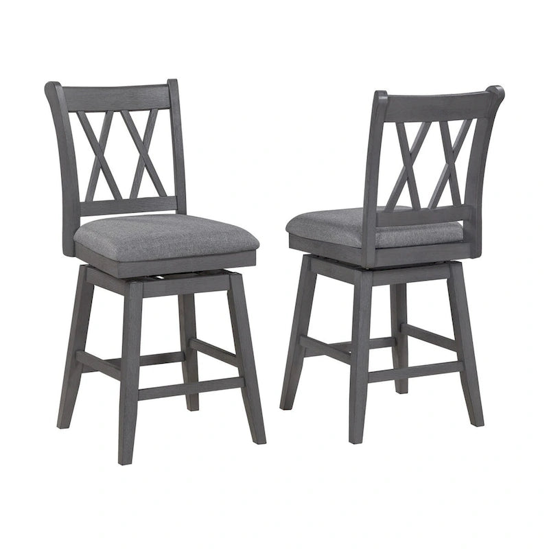 Ensemble de 7 pièces Hudson Marble hauteur comptoir