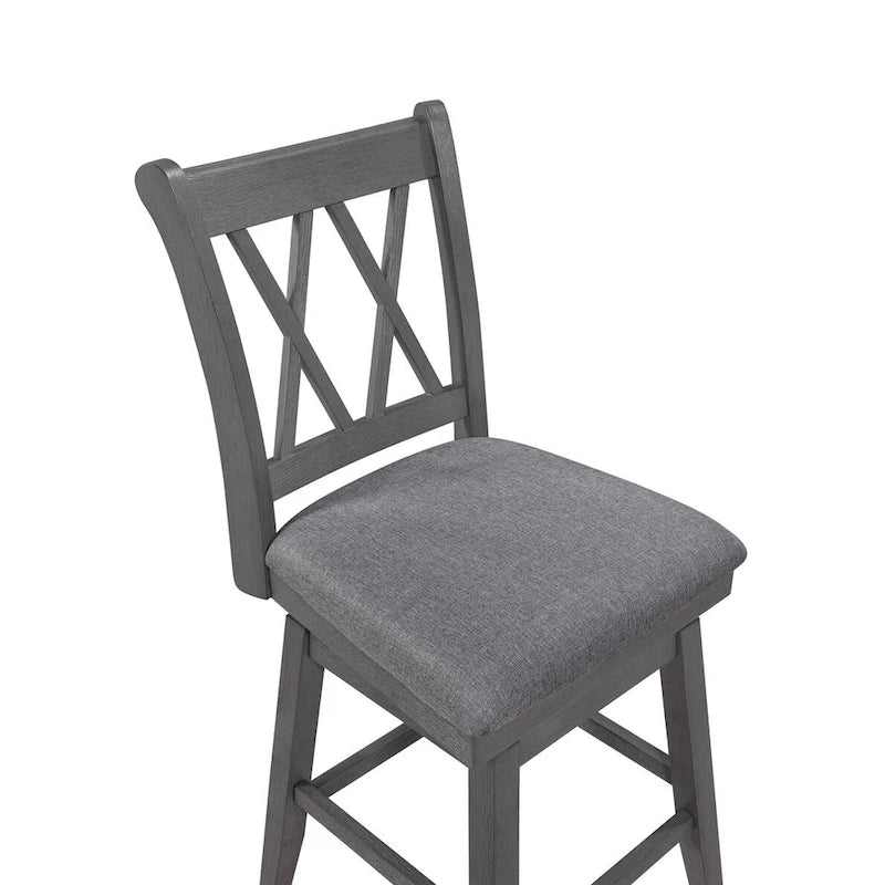 Ensemble de 7 pièces Hudson Marble hauteur comptoir