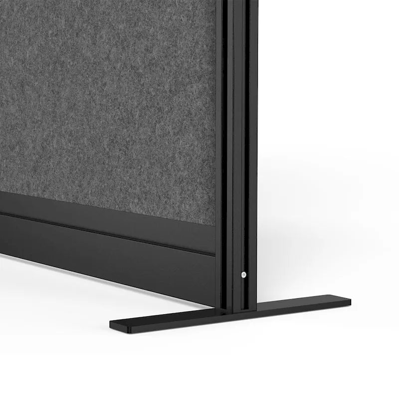 Système de cloison modulable – Cadre noir – Panneau de départ 70 x 70 – Panneaux larges