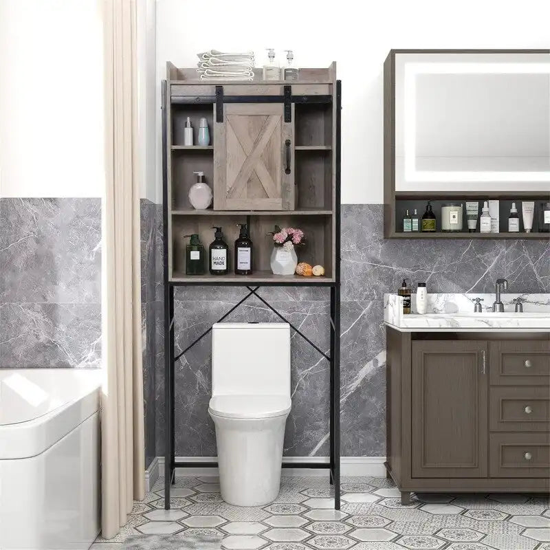 Meuble de rangement pour toilettes - 9,25P x 25,4L x 67,7H