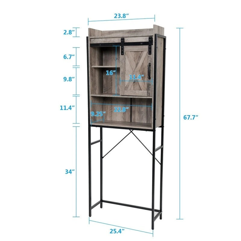 Meuble de rangement pour toilettes - 9,25P x 25,4L x 67,7H