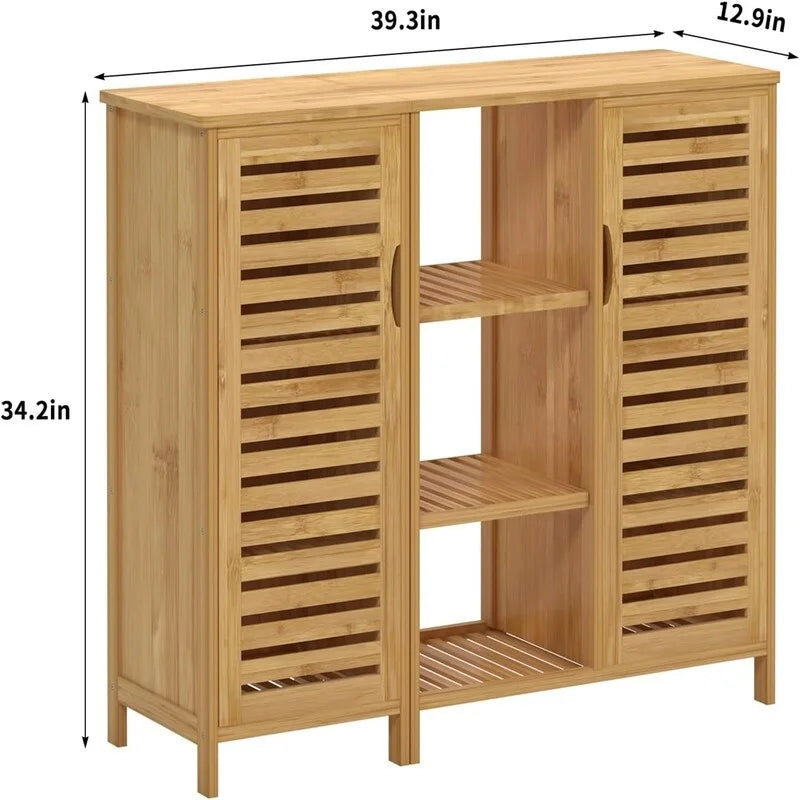 Meuble de rangement de salle de bain sur pied