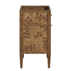 Meuble-lavabo de salle de bain en bois 24 po (lavabo non inclus)