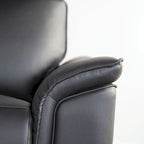 Causeuse inclinable manuelle Marty en cuir synthétique moderne de Furniture of America