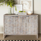 Buffet de service en bois style ferme avec portes