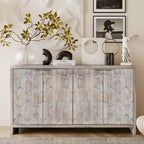 Buffet de service en bois style ferme avec portes
