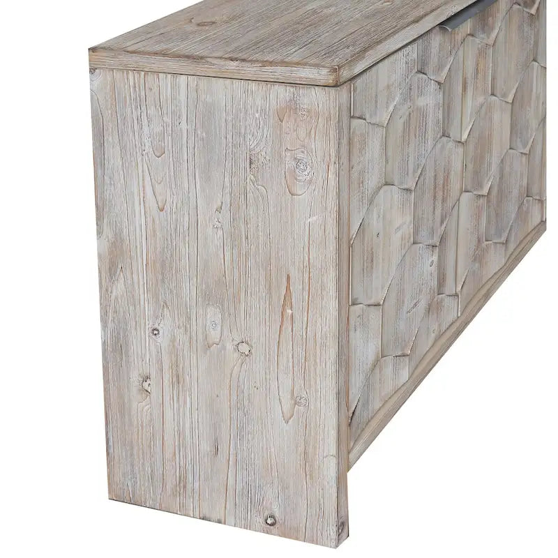 Buffet de service en bois style ferme avec portes