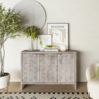 Buffet de service en bois style ferme avec portes