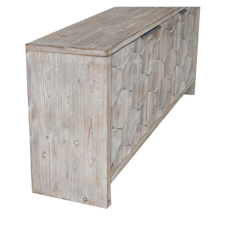 Buffet de service en bois style ferme avec portes