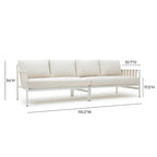 Canapé Dunes Crème Extérieur 110