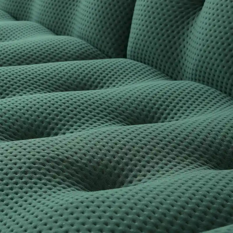 Canapé Cloud 102.4, canapé 3 places rembourré en textile 3D, sectionnel pour salon, appartement