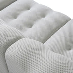 Canapé Cloud 102.4, canapé 3 places rembourré en textile 3D, sectionnel pour salon, appartement
