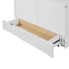 Lit escamotable Merax avec tiroir et un ensemble de prises de courant et de ports USB
