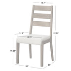 Ensemble de salle à manger Lifestorey Palmer 6 pièces avec rangement