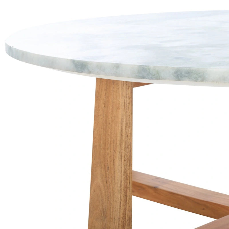 SAFAVIEH Couture Trenton Table basse avec plateau en marbre - 38Wx38Dx15H