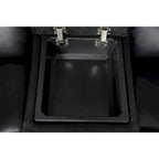 Canapé d'angle modulable inclinable manuel 106 pouces avec 1 console et 2 porte-gobelets, pour salon/bureau