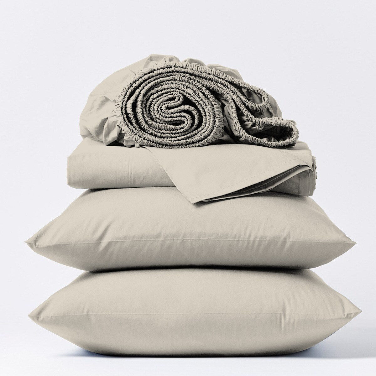 Parure de draps de luxe en coton égyptien ultra-doux et soyeux Aireolux 1000 fils/pouce²