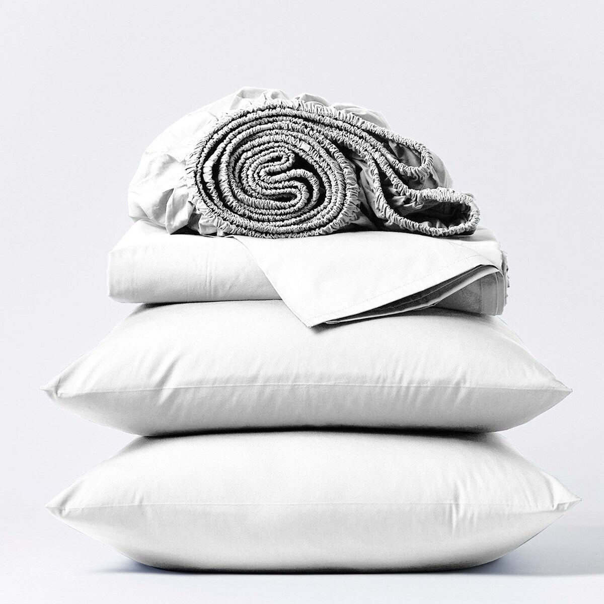 Parure de draps de luxe en coton égyptien ultra-doux et soyeux Aireolux 1000 fils/pouce²
