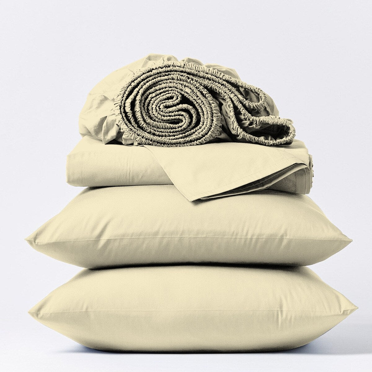 Parure de draps de luxe en coton égyptien ultra-doux et soyeux Aireolux 1000 fils/pouce²