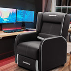 BOSSIN - Canapé inclinable simple de jeu ergonomique en cuir PU pour le salon