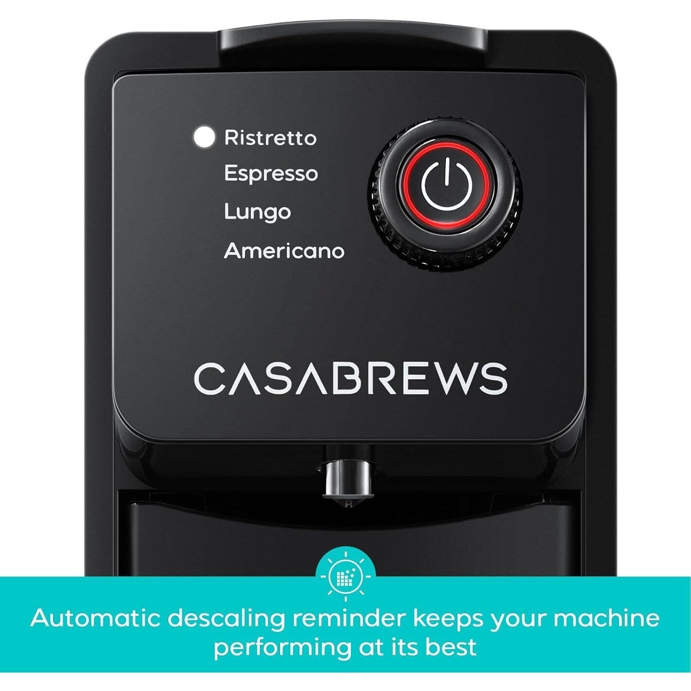 Machine à expresso CASABREWS CM7036E 20 bars pour capsules Nespresso Original