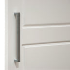 Palace Imports Armoire Cosmo 3 portes 100 % bois massif avec portes en bois massif ou portes miroir