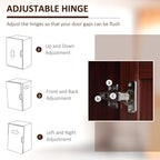 HOMCOM Garde-manger de cuisine 63 pouces à 2 portes, armoire de rangement autoportante avec 5 étagères et 2 étagères réglables pour salle à manger
