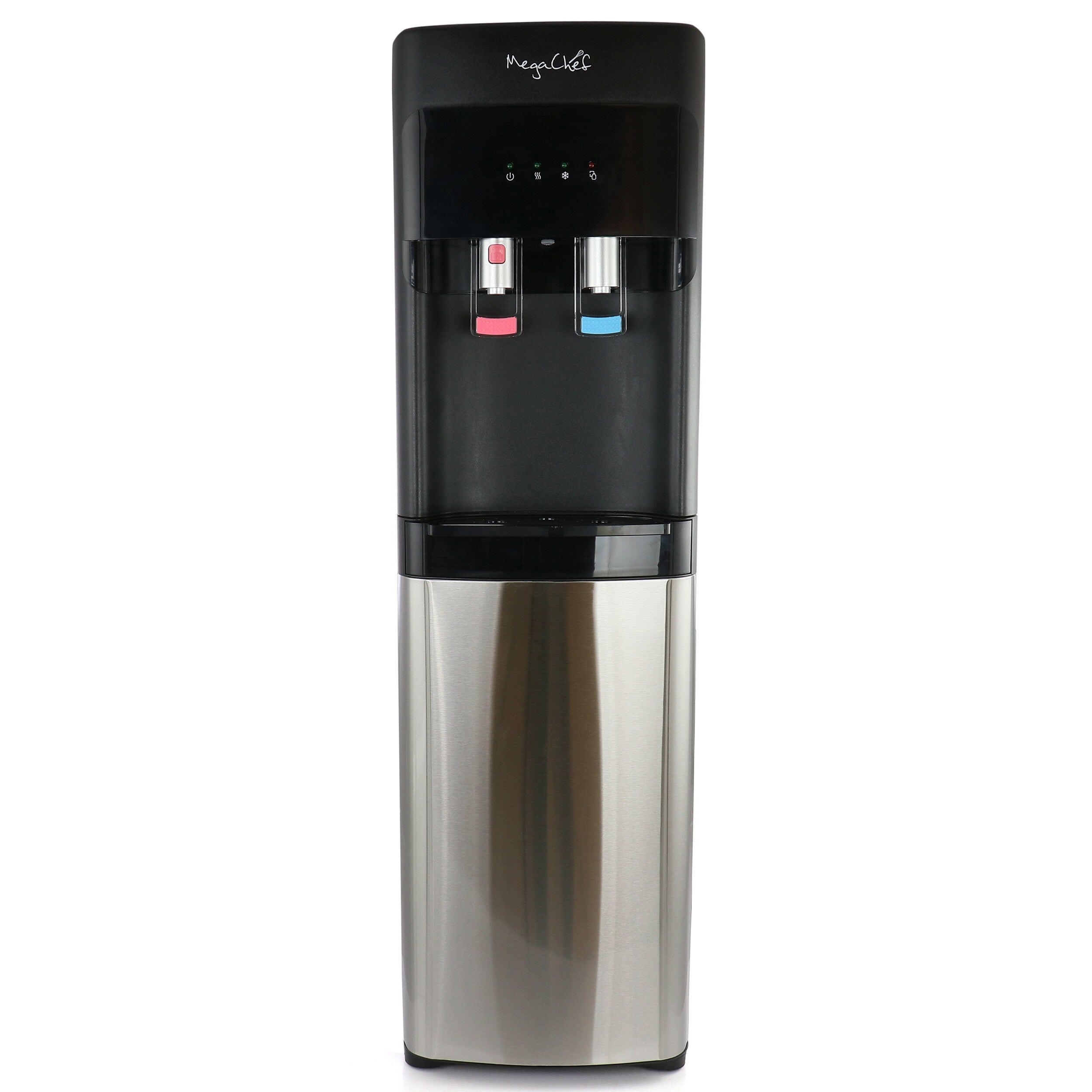 Distributeur d'eau chaude et froide à chargement par le bas MegaChef - 12x13.6x41