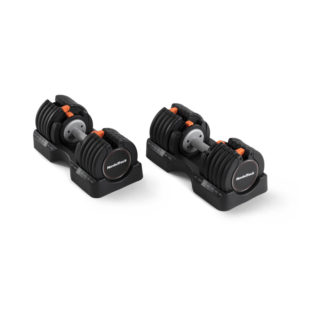 Ensemble d'haltères ajustables NordicTrack de 25 kg (55 lb)