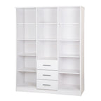 Palace Imports Armoire Cosmo 3 portes 100 % bois massif avec portes en bois massif ou portes miroir