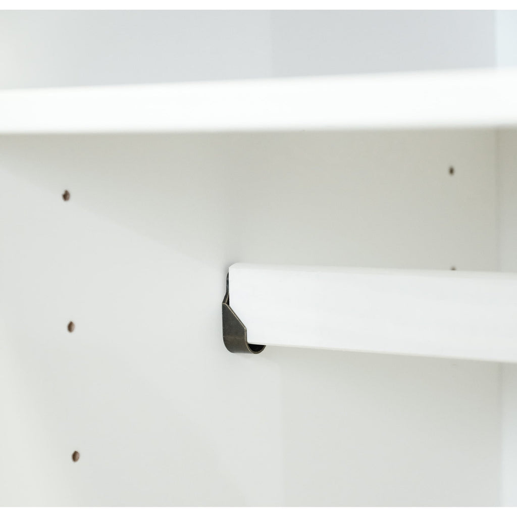 Palace Imports Armoire Cosmo 3 portes 100 % bois massif avec portes en bois massif ou portes miroir