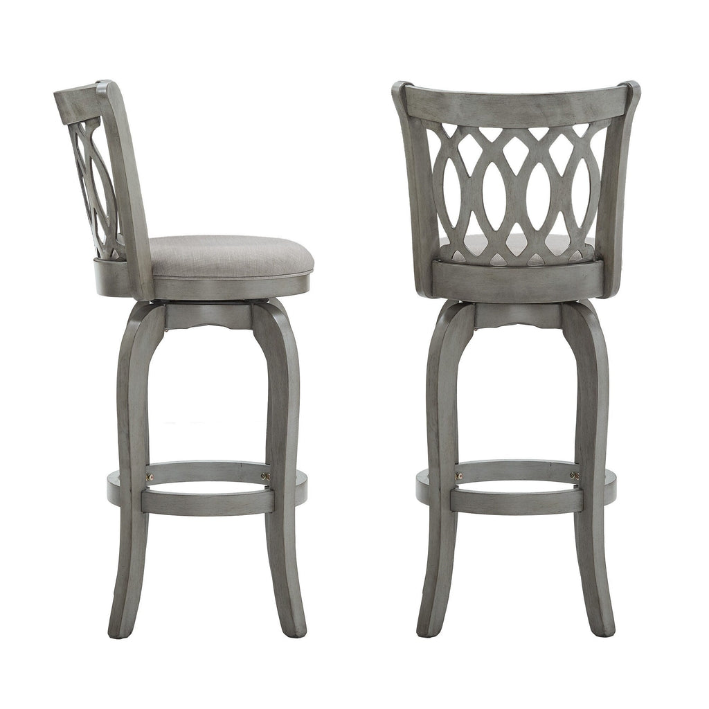 Tabouret de bar pivotant Rovinj Scroll Back