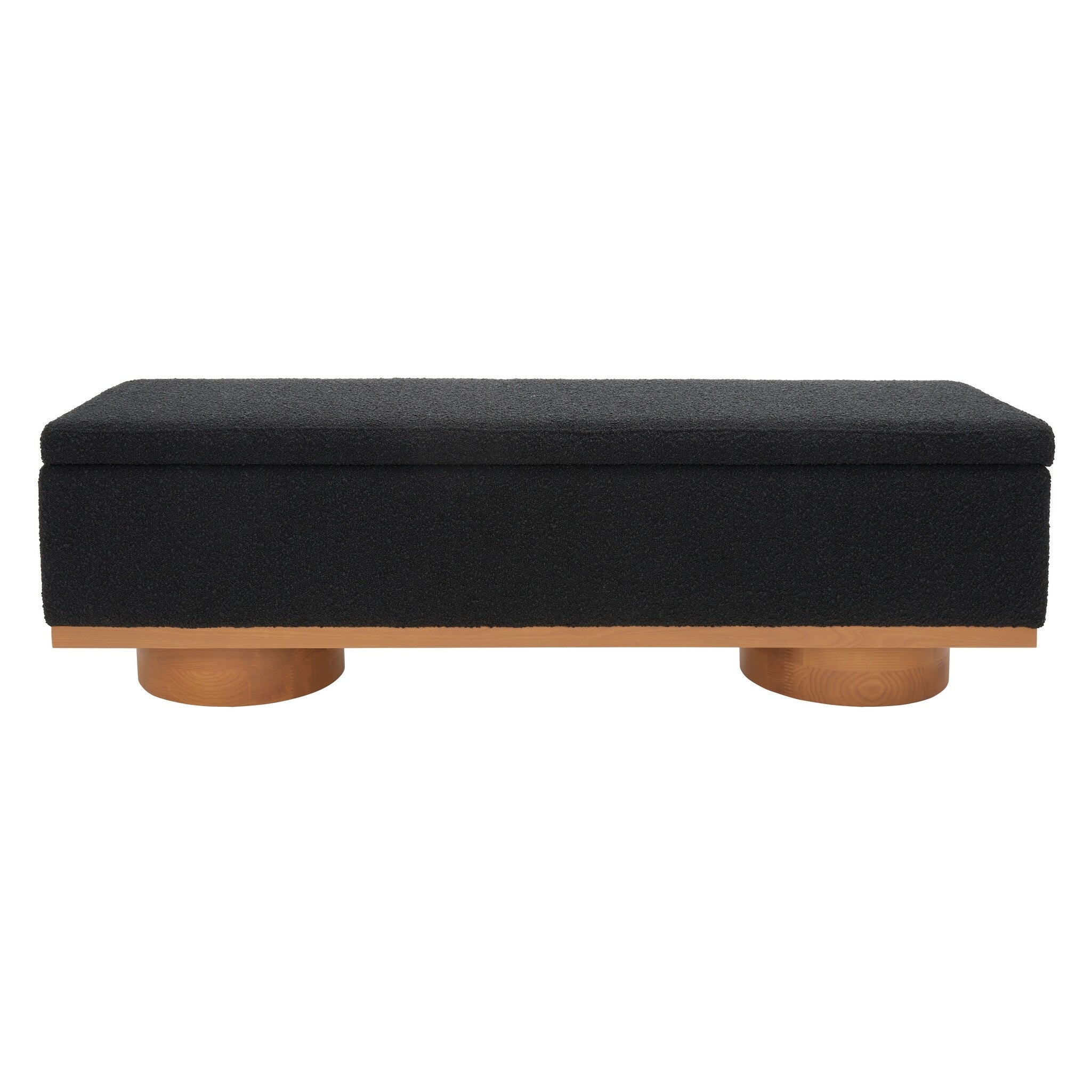 Banc de rangement Sunneva Boucle SAFAVIEH Couture - 61 po L x 20 po P x 19 po H - 61Lx20Px19H