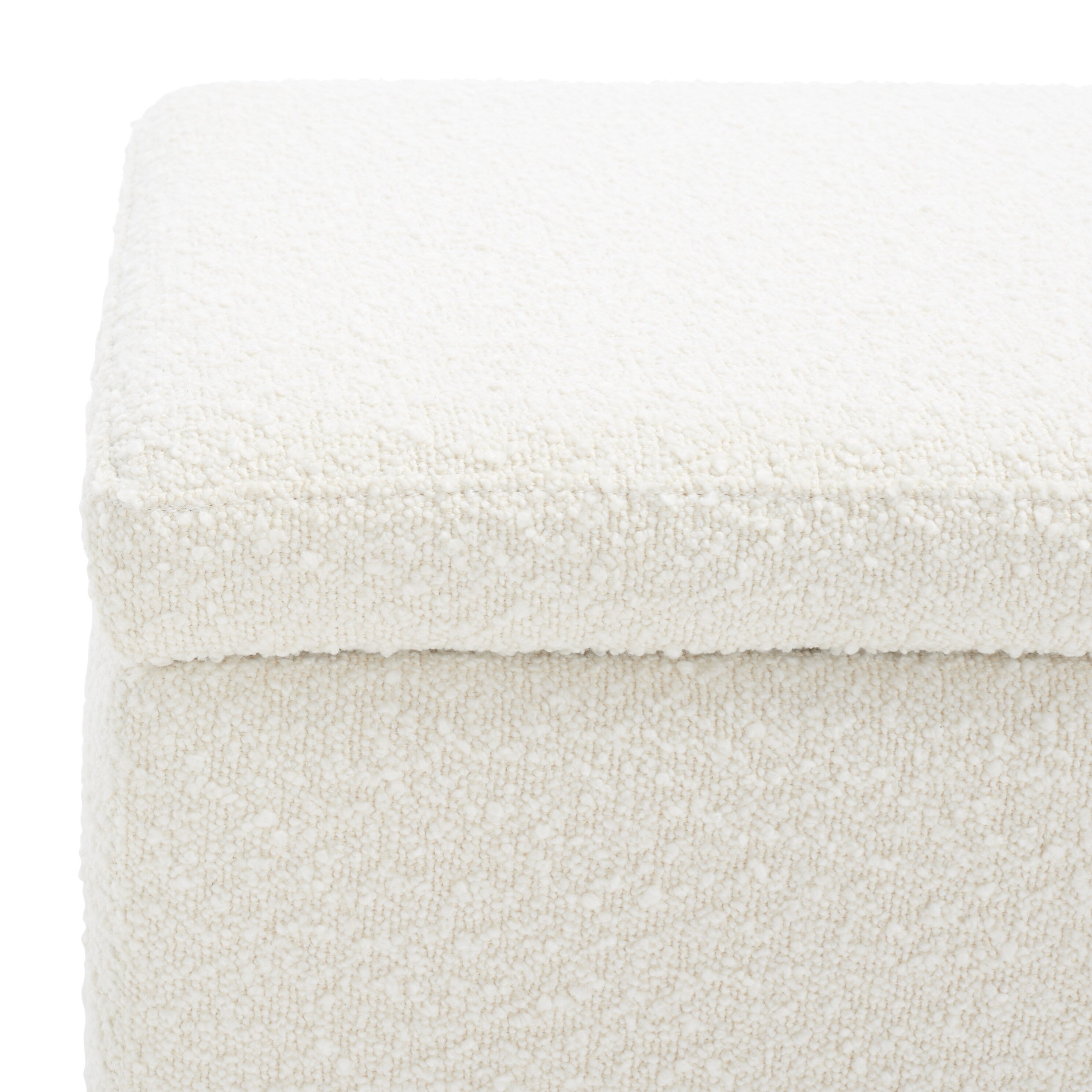 Banc de rangement Sunneva Boucle SAFAVIEH Couture - 61 po L x 20 po P x 19 po H - 61Lx20Px19H
