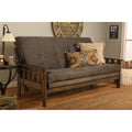 Ensemble de futon rustique pleine grandeur Somette Tucson en noyer avec matelas